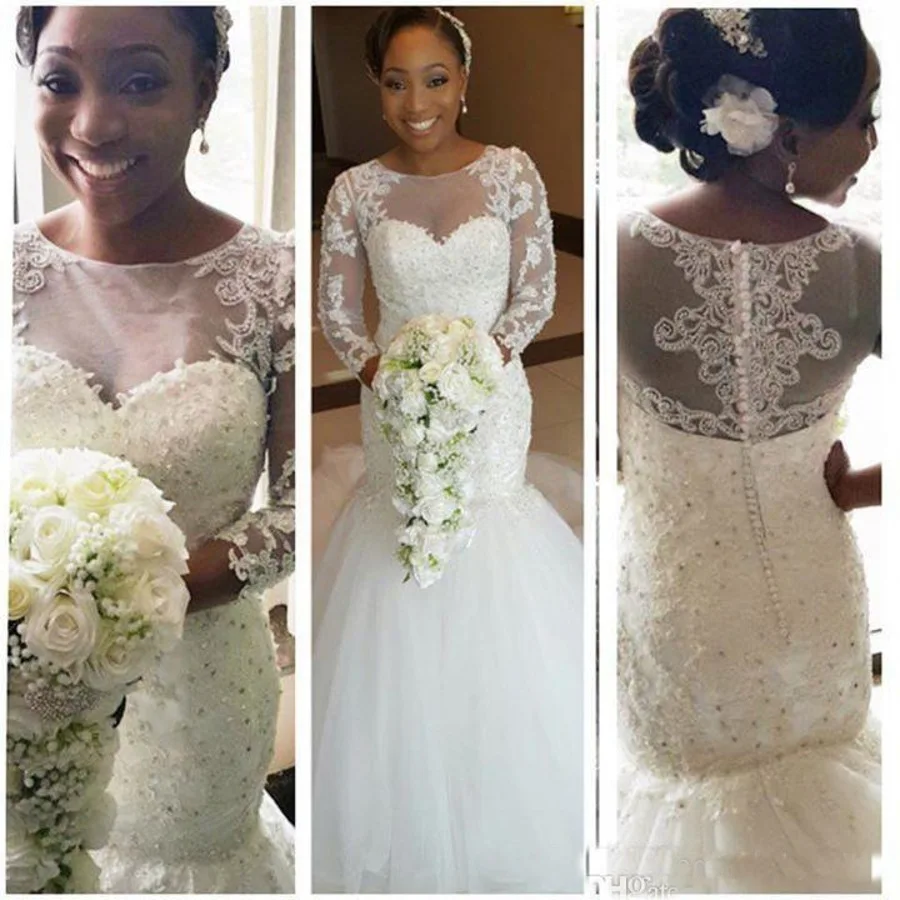 beautiful african wedding gowns