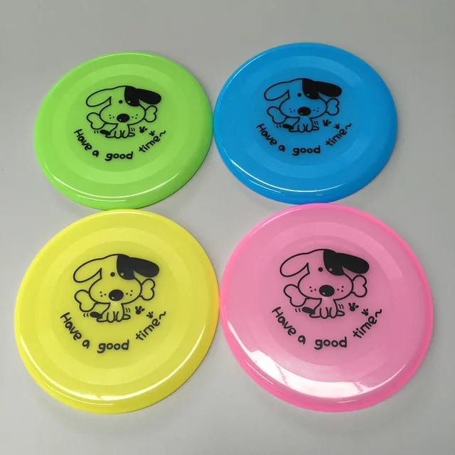 plastic frisbee pet toy frisbee puppy training supplies beach