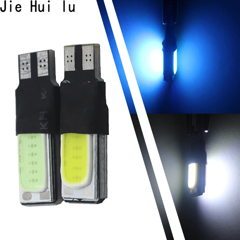 

10x T10 LED 194 168 W5W COB Interior Bulb Light Parking Backup Brake Lamps Cars xenon Auto Led w5w t10 led