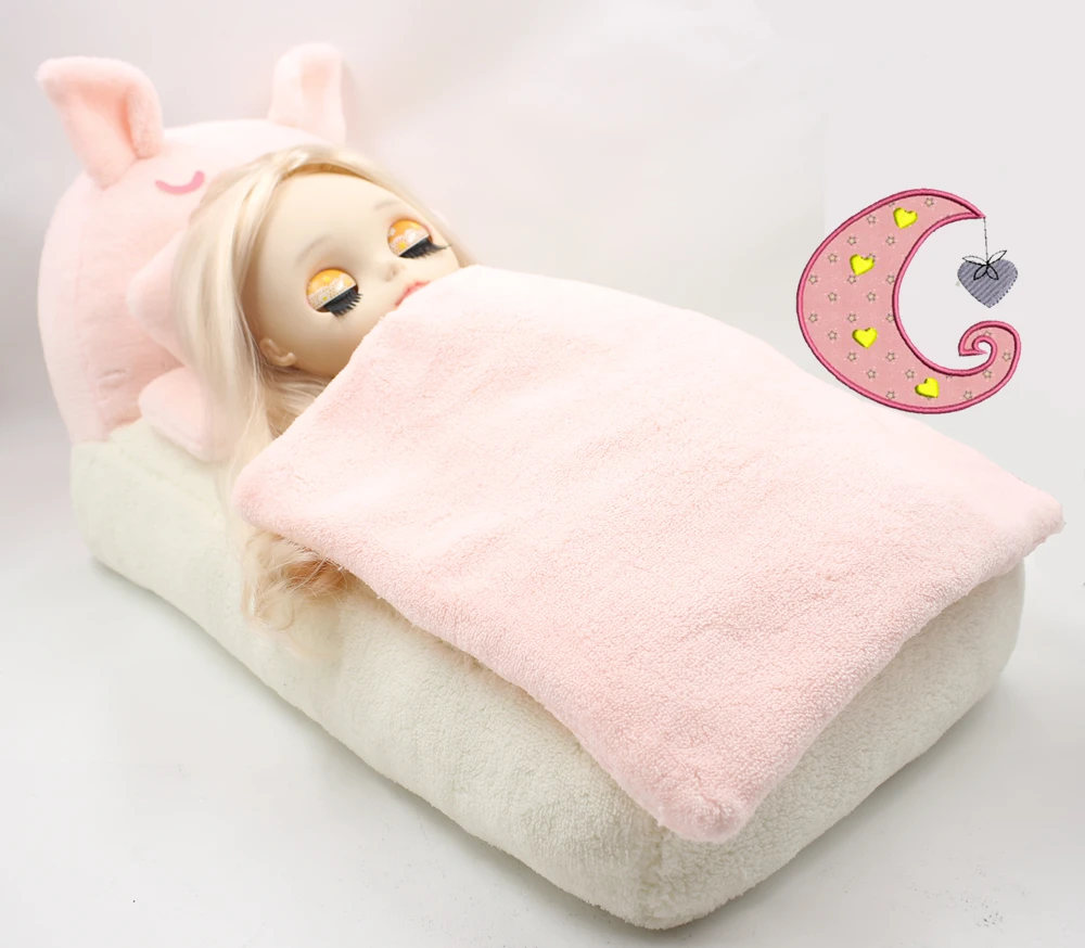 Fortune Days Blyth doll Cutie Pinky Pig Sofa and Bed Blyth Furniture have a good rest for your doll collection Factory Blyth