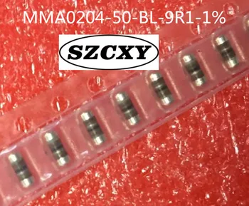 

50PCS per each sample Home furnishings 0204 MMA0204-50-BL-9R1-1%=9R1, SMM02040C1009FB300=10R, 12R, 15R resistors 1%