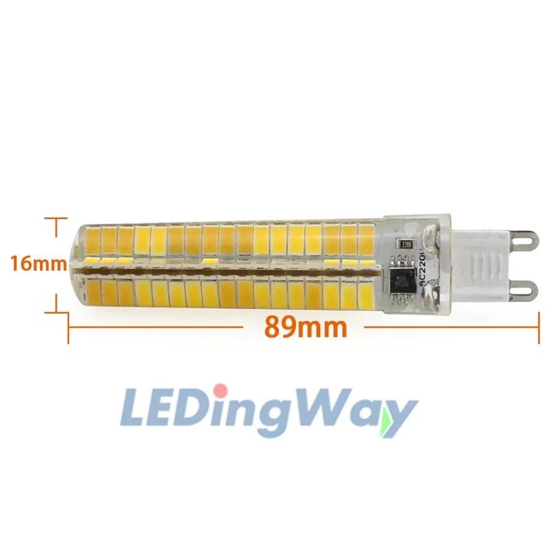 Светодиодный силиконовый светильник с регулируемой яркостью GY6.35/G4/BA15D/E11/E12/E14/E17/G9 5 Вт Светодиодный светильник-кукуруза 136 SMD 5730 110 В 220 В белый теплый белый