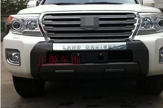 Хром передний центральный решетка гриль планки для Toyota Land Cruiser LC200 FJ200 08-13