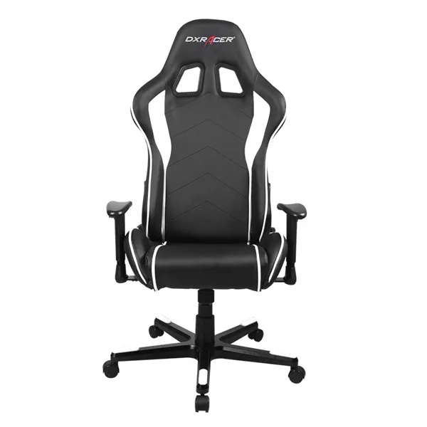 DXRacer Formula Series FE08 Newedge Edition гоночное ведро офисное кресло игровое кресло эргономичное компьютерное кресло с подушками - Цвет: Black White