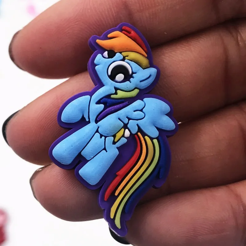 10Pcs Unicorn Horse PVC Flatback Diy Accessories for Girls Hairbands Phone Case Decoration Kids Crafts Charms Pendants | Украшения и