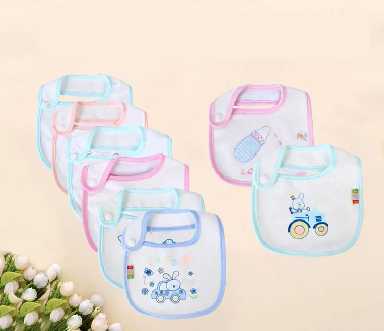 Высококачественные милые детские нагрудники с мультяшным принтом; хлопковый слюнявчик на кнопках для новорожденных; водонепроницаемый слюнявчик для малышей; слюнявчик для кормления