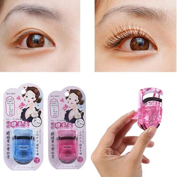 

Eye Makeup Mini Portable Eyelash Curler Clip with Rubber Eyelash Natural Curling Clip Cosmetic Tools