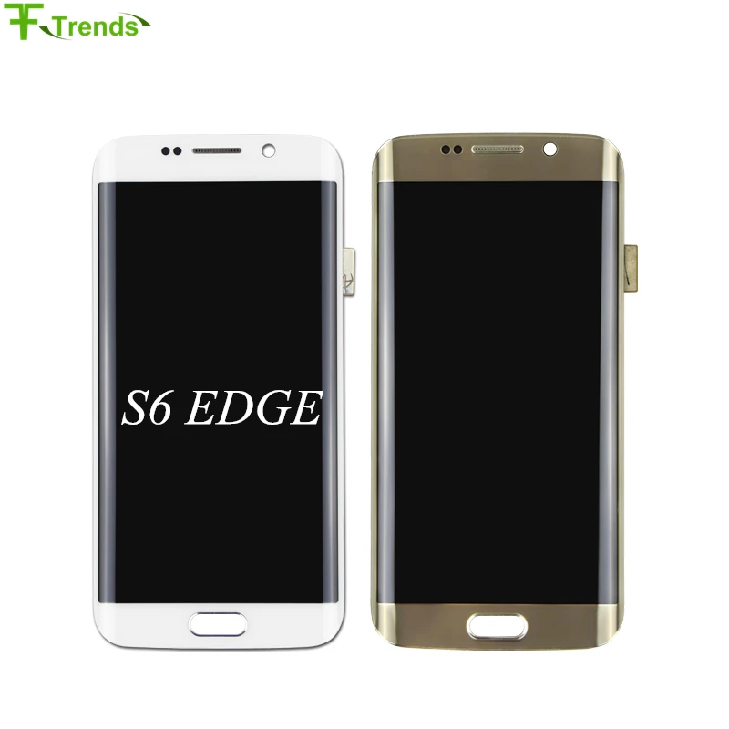 Fftrends 1 шт. OEM Super Amoled для Pantalla Samsung Galaxy S6 Edge ЖК дисплей кодирующий преобразователь