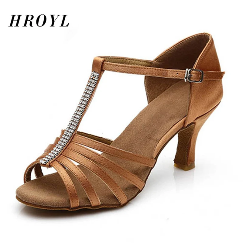 Новая Сальса Бренд каблуках атласная танцы девушки женщины бальные танго