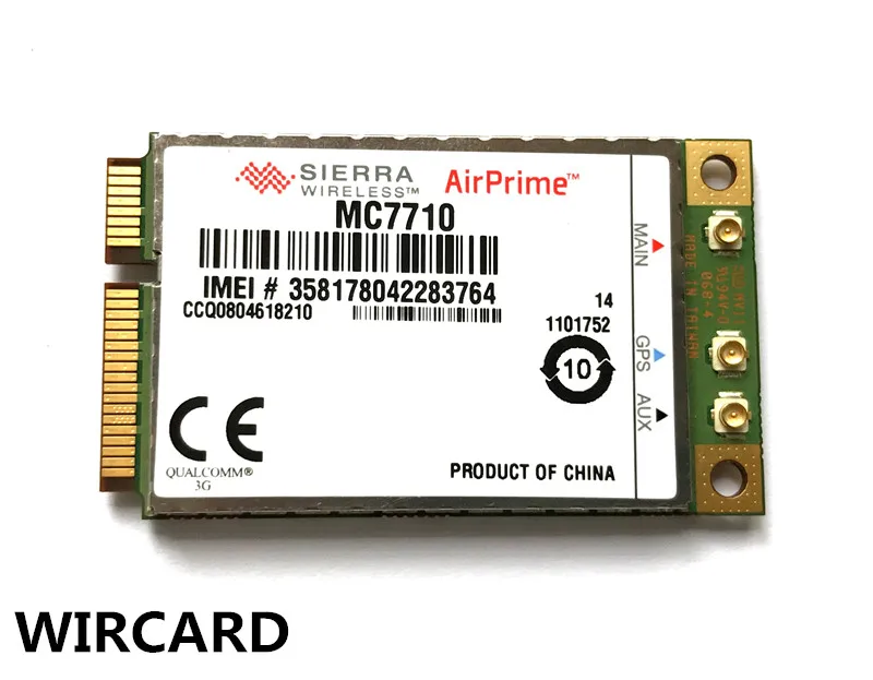 Разблокированный Sierra беспроводной MC7710 4G FDD LTE Поддержка gps 4G карта