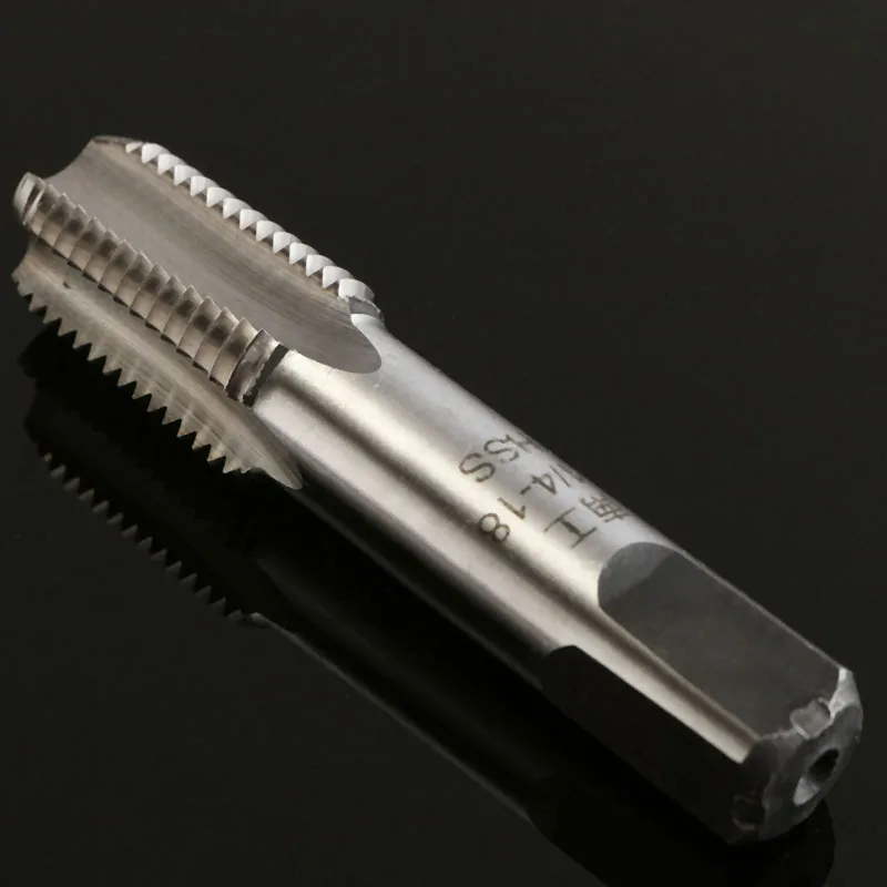 High Speed Steel Taper Pipe Tap Plug Screw Tap Hand Tool Z 1/4 inch -18 Metal Screw Thread Machine Cutter Cutting Tool