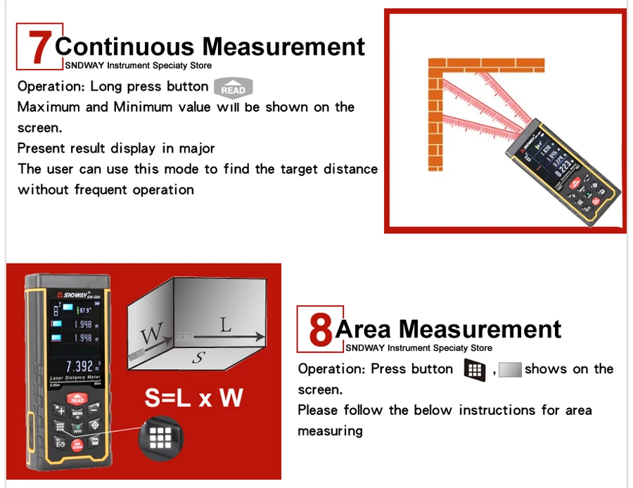 Camera laser distance meter details (9)