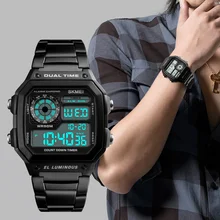 Men Fashion font b Smart b font font b Watch b font Clock Mens font b