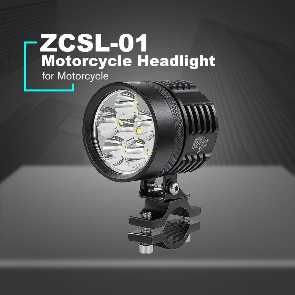 

ZCSL-01 2 Pcs Universal Waterproof 6 Beads Led Motorcycle Light Engine Headlight Spot Light Motorbike Driving Headlamp Sale