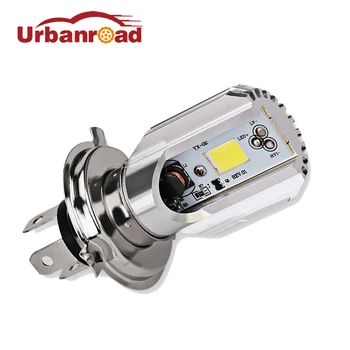 

12v 6000k White 6W Hs1 H4 Led Motorcycle Headlight Bulbs Hi Low Beam H4 Led Motorbike Scooter Moped Light Bulbs Motorcycle Hs1