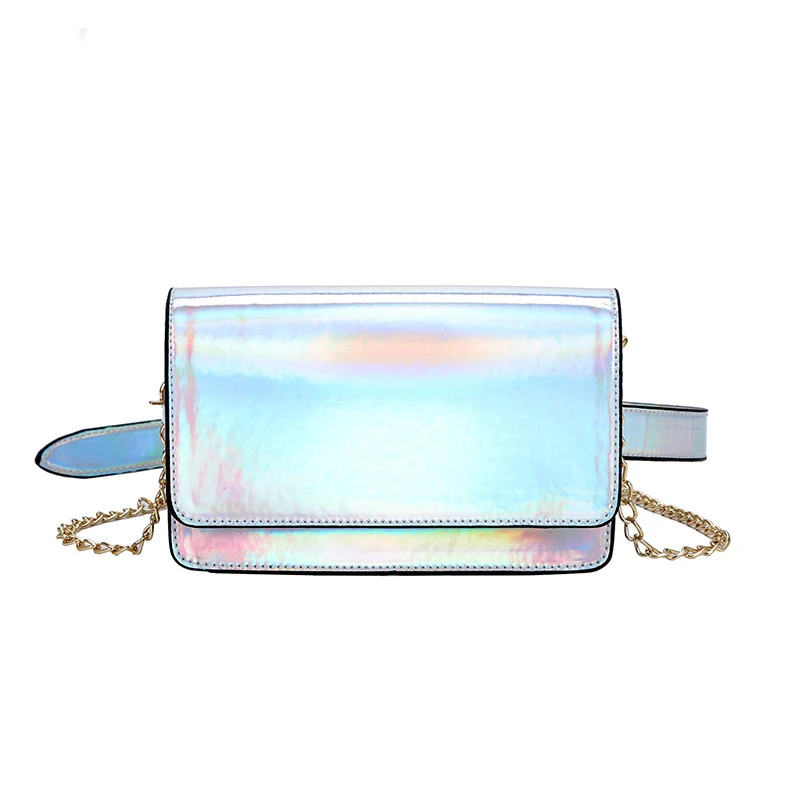 النساء الخصر حقيبة بريق بو الجلود الخصر حزمة للإناث فتاة السفر حقيبة بحزام الليزر الصيف Crossbody فاني أكياس حقيبة يد بسلاسل النساء الخصر حقيبة بريق بو الجلود الخصر حزمة للإناث فتاة السفر حقيبة بحزام الليزر الصيف Crossbody فاني أكياس حقيبة يد بسلاسل