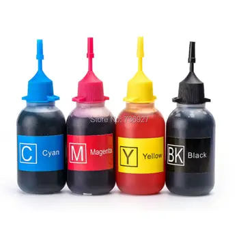 

4X 50ml LC11 LC16 LC38 LC39 LC60 LC61 LC65 LC67 LC980 LC985 LC1100 Refill Dye ink for Brother DCP-J140W 145C 165C 185C printer