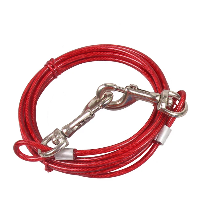 3m 5m 10m Dog Leashes Double End Stainless Steel Strong Durable better