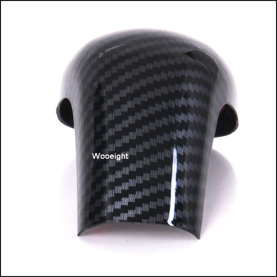 Car Accessories Universal Manual ABS Carbon Fiber Style Interior Gear Head Shift Knob Switching Cover For Toyota Camry 2018 (5)