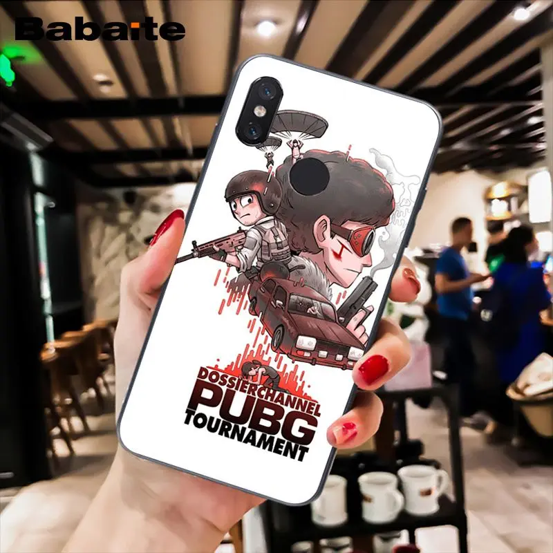Чехол для телефона Babaite Playerunknown's Battlegrounds PUBG Xiaomi MiA1 A2 lite F1 Redmi8 6A 4X 5Plus S2 Note7 8Pro 5A