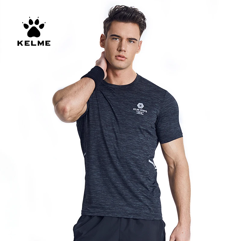 

KELME Man Woman Sports Training Running T-shirt Breathable Gym Quick Drying Summer Short Sleeve 3891541