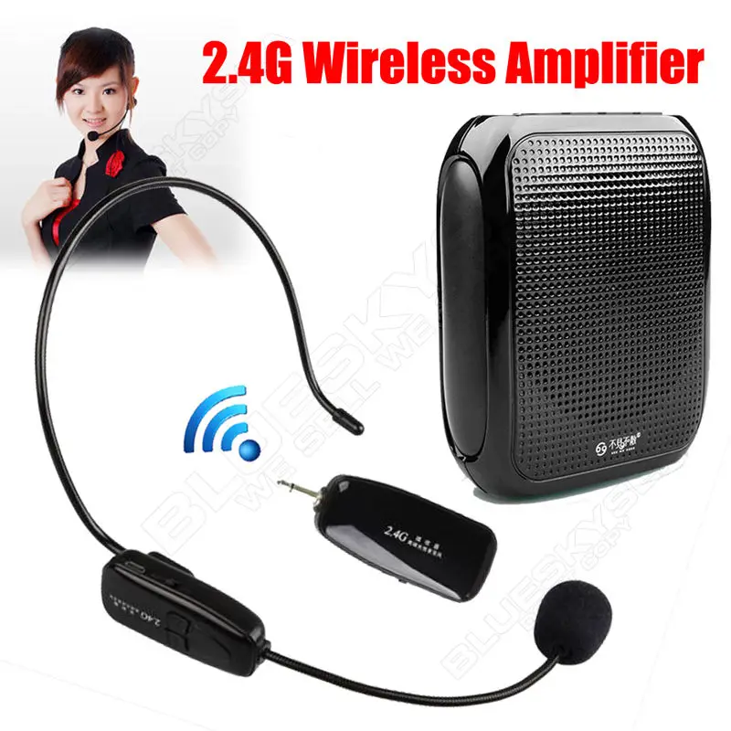 

See Me Here Voice Amplifier T600 10W Outgoing Speech Teach Speaker 2.4G Wireless Microphone Amplifier FM Radio Speaker