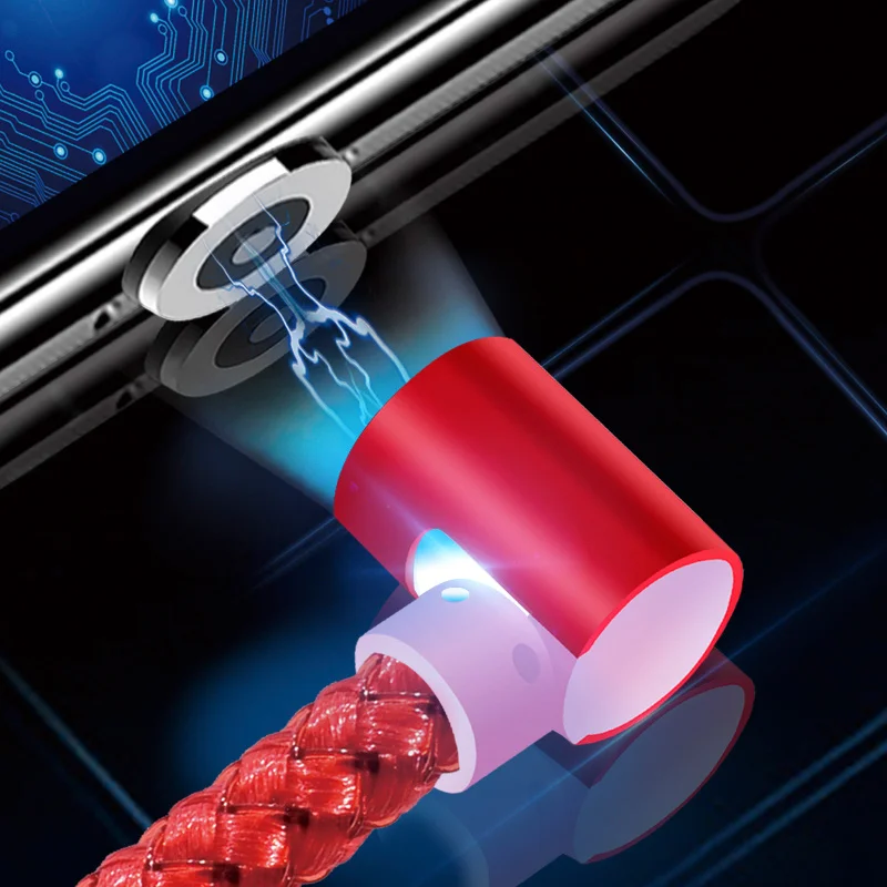 Магнитный usb кабель NOHON для iPhone Samsung S10 Type C зарядный передачи данных Micro USB