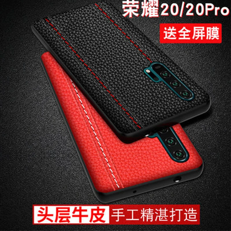Роскошный чехол ручной работы для huawei Honor 20, топ из натуральной кожи, аксессуары для телефонов, защитный чехол для huawei Honor 20 Pro