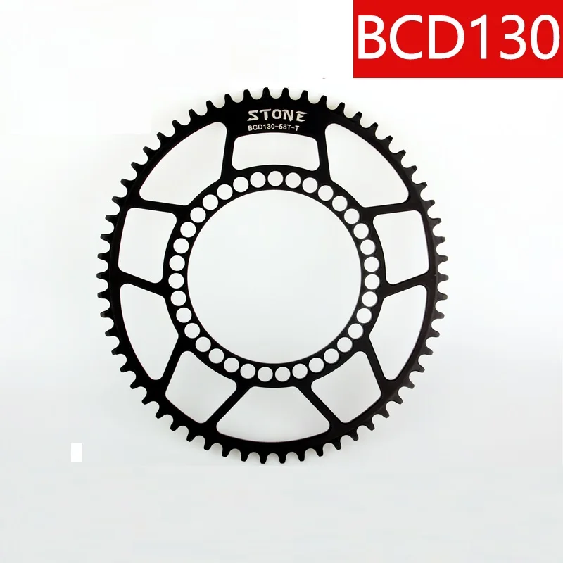 BCD130 овальная Звездочка 42T до 60t узкая ширина 1x система для складного велосипеда RD велосипед