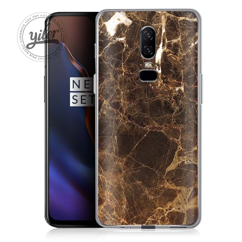 Модный гранитный мраморный чехол для Oneplus 6, мягкий силиконовый чехол s для One plus 5 5T 1+ 6, чехол для телефона s для Oneplus 5T 5 6T Capa - Цвет: 10