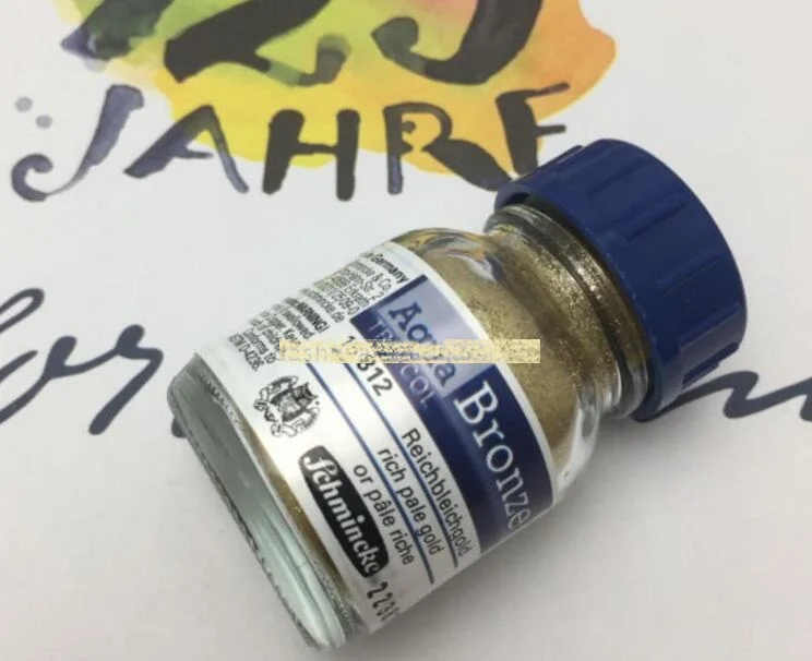 Schmincke Aqua Bronze TRO-COL Gold Silver Paint Medium 20ml