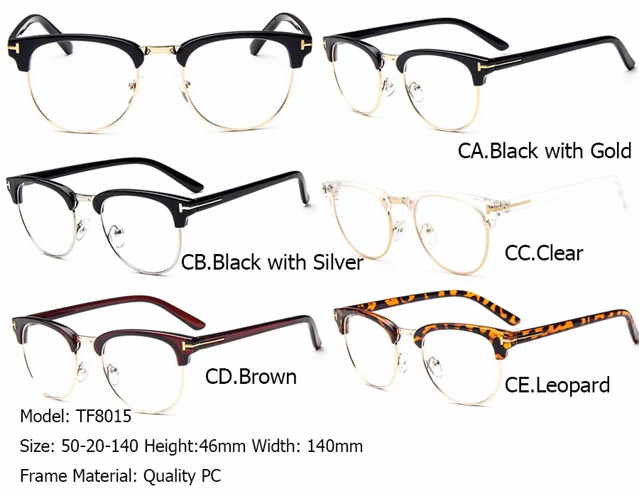 IVSTA TF8015, оптическая оправа, половинная оправа, очки, оправы для очков для мужчин, близорукость, модный бренд, TF, на заказ, умник, негабаритный, Дэми