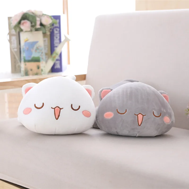 

2018New Soft Plush Toys Cute Cartoon Cat Lovely Appease Animal Doll Sofa Pillow Baby Toys Home Decor Christmas Gift For Children