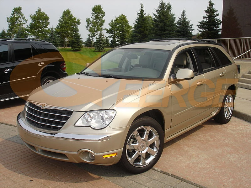 Для Chrysler nicfica 2007 2008 ксеноновые фары отличные ангельские глазки Ультра яркое освещение CCFL ангельские глазки комплект