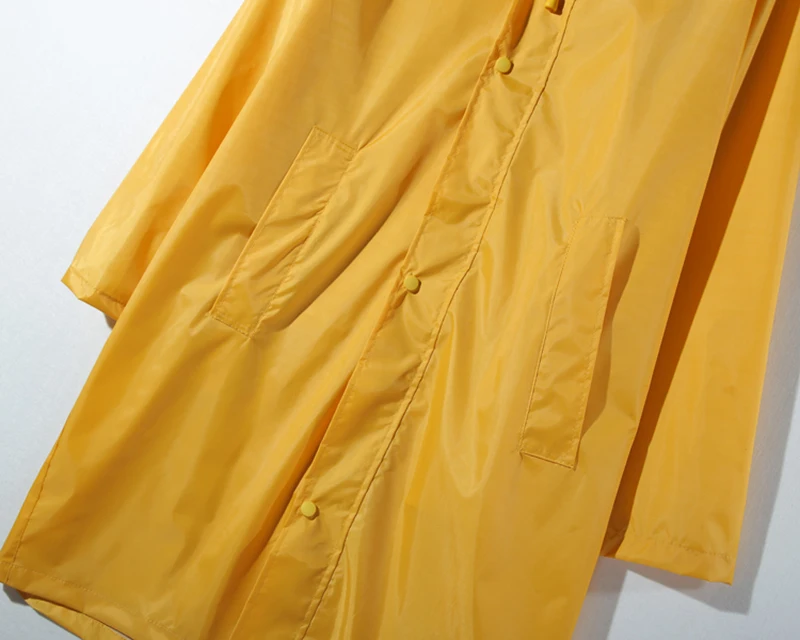 Дождевой сезон Vetements желтый Дождевик куртка Vetements Мужская Женская Высококачественная уличная куртка хип хоп DHL ветрозащитная дождевик