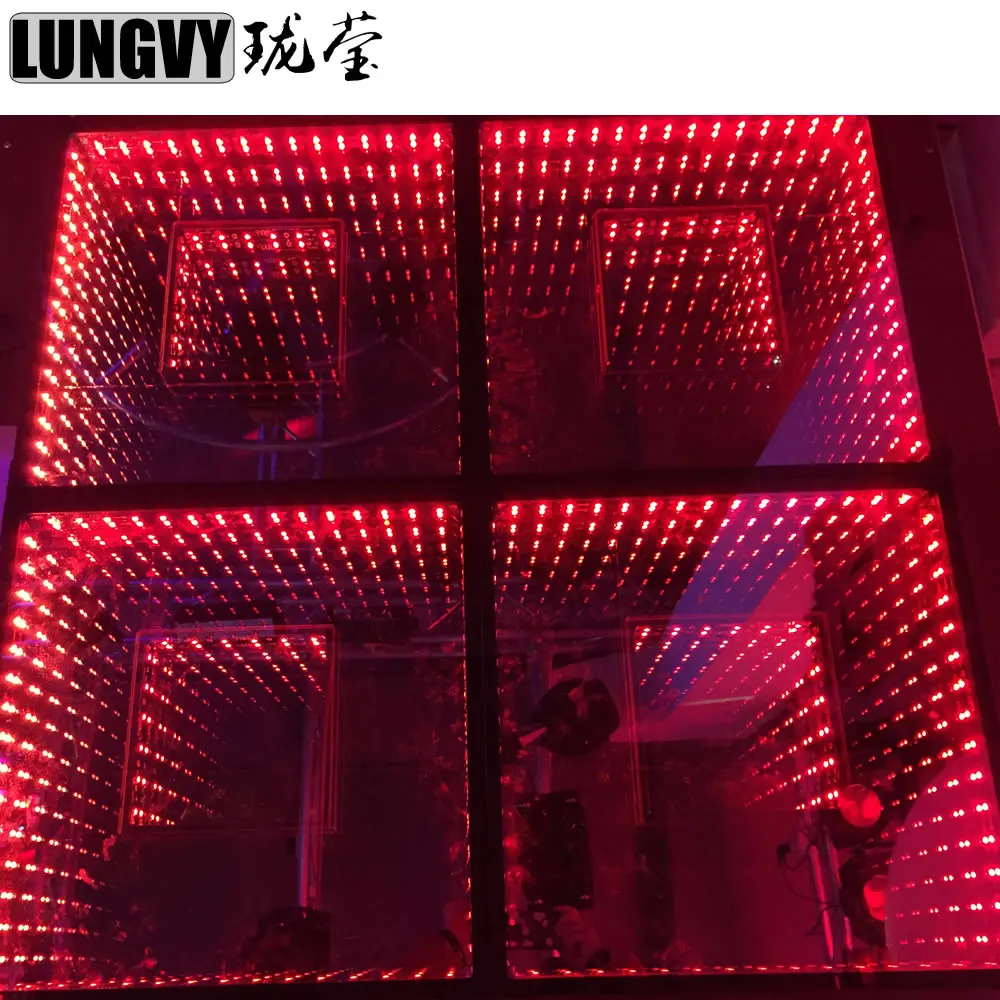 Free shipping 4pcs/lot 50CM*50CM Wedding Lighting 3D Led Dance Floor