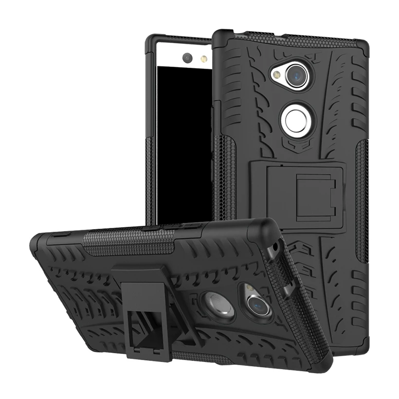 ПК ТПУ 2 в одном случае для Sony XA2 Plus крышка Xperia XZ3 XZ2 Премиум Compact Ультра чехол L2 L1 XZ1 X