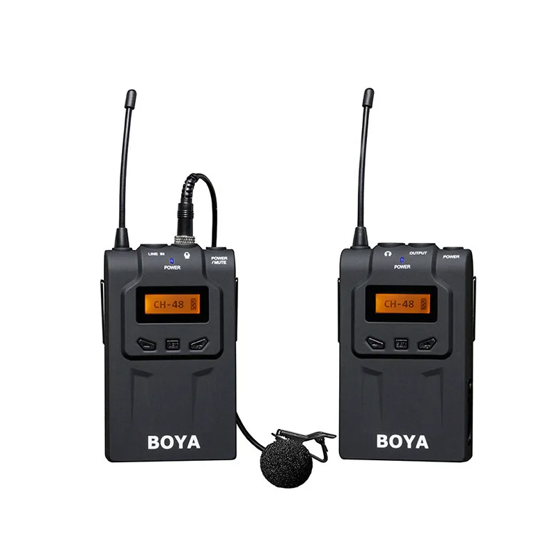 

Wireless Lavalier Microphone Mic Transmitter Receiver for DSLR Camcorder Audio Recorder HSJ-19