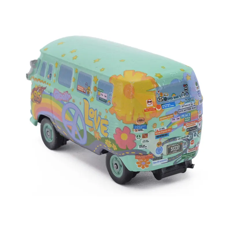 Disney Pixar Cars 2 модель автобуса Fillmore Lightning McQueen 1:55 металл Diecasts автомобиль игрушка день