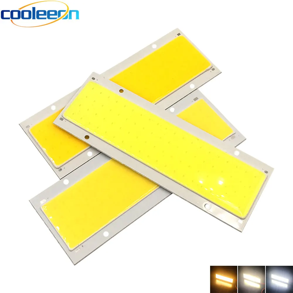 COOLEEON 140*50 мм 12V 20 Вт светодиодный COB лампы бескорпусный чип (14 см) Панель огни