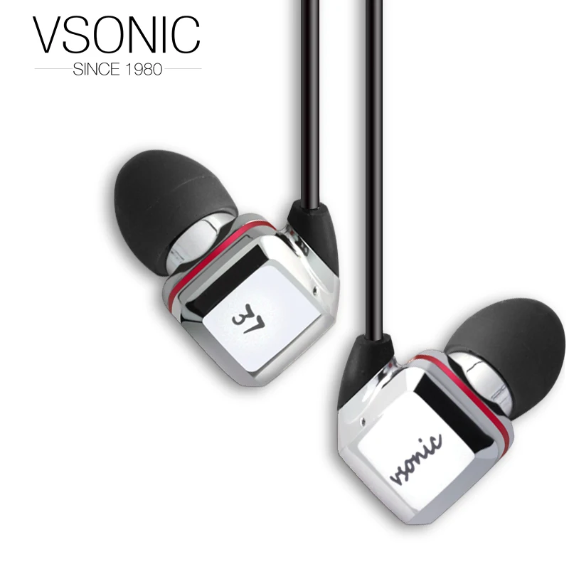 VSONIC GR07 37th наушники вкладыши профессиональные Hi Fi с шумоизоляцией 37 годовщина