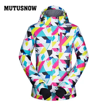 

MUTUSNOW Women Ski Jacket Snowboard Jacket Thermal Windproof Waterproof Outdoor Sport Wear Female Winter Clothing Skiing Coat