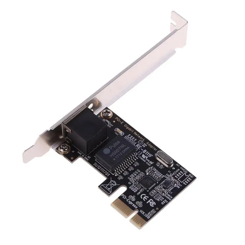 Чипсет RTL8111E Gigabit Ethernet PCI Express PCI-E сетевая карта адаптер