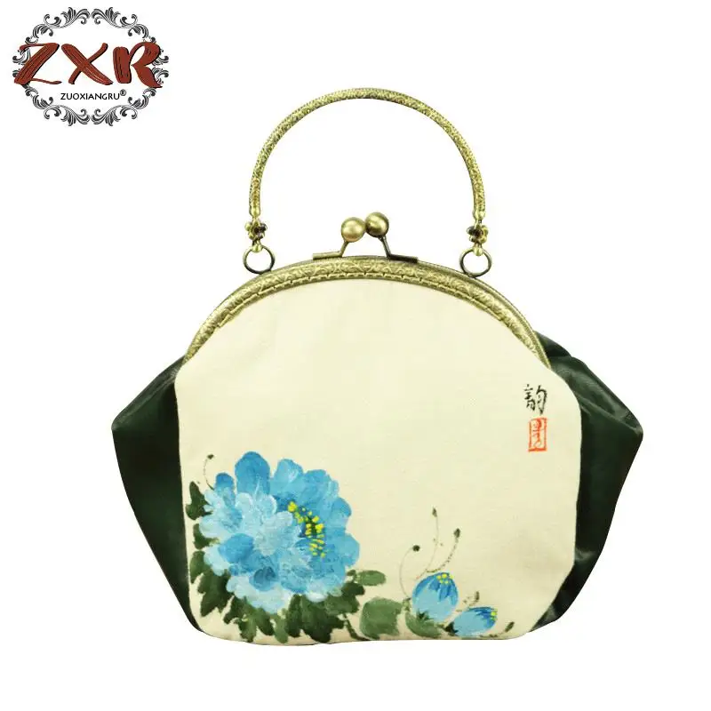 Buy Vintage Chinese Style Small Clutch Bags Peony Hand
