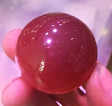 MUjia Редкий Натуральный кварц Фиолетовый Кристалл кошачий глаз исцеляющий шар 37-40 мм+ стоячий