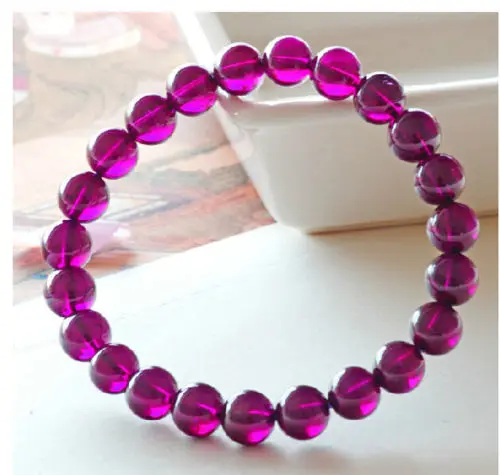 

Free shipping 435 genuine natural garnet granatus red bracelet round worry mala bead
