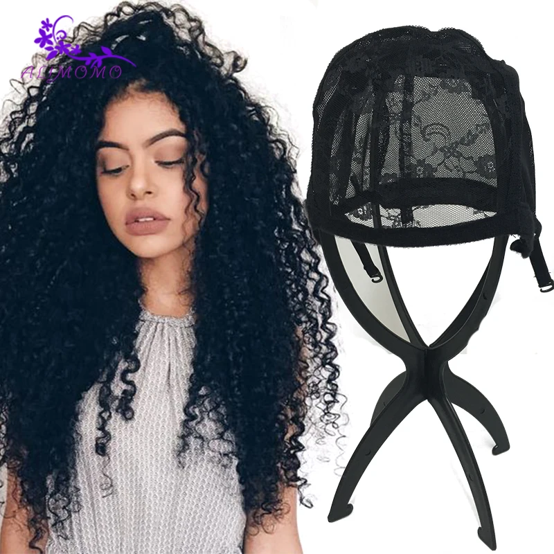 Fashion Free Size Lace Wig Caps For Making Wigs Adjustable Strap On The