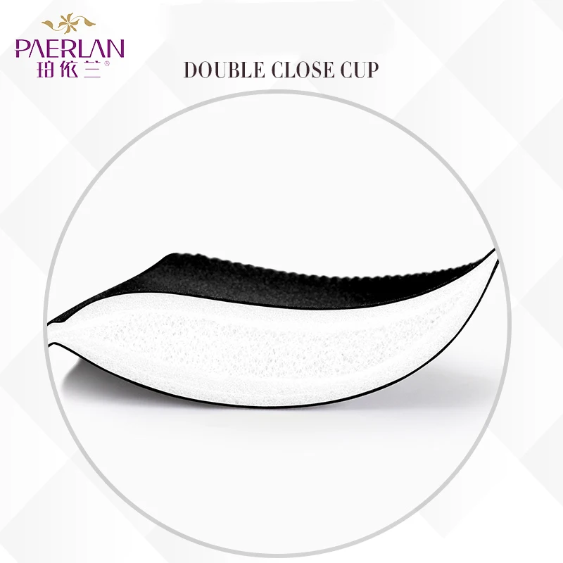 Goede PAERLAN Voorsluiting Draad Gratis beha comfortabele non trace kleine borsten Push Up sexy h terug backless ondergoed Kant solid Cup