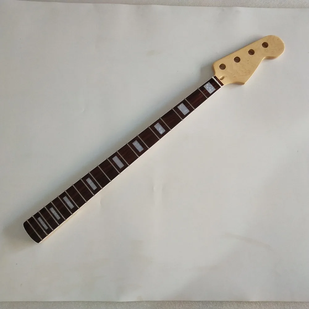 

Maple 4-String J Bass Neck Rosewood Fingerboard 20 Frets for Jazz Style Bass