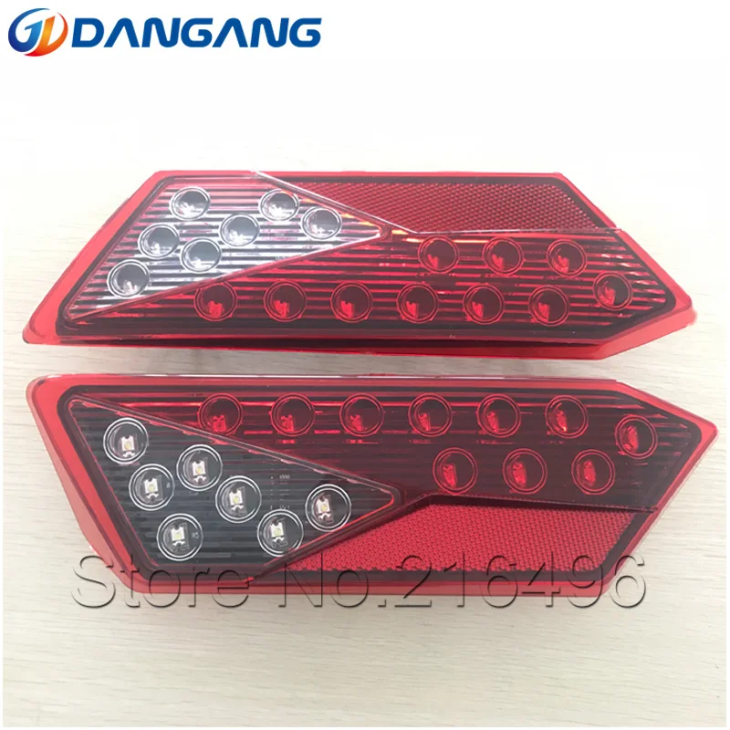 Led Tail Light With Reverse Light For 1518 Polaris Rzr 900 & S Backup